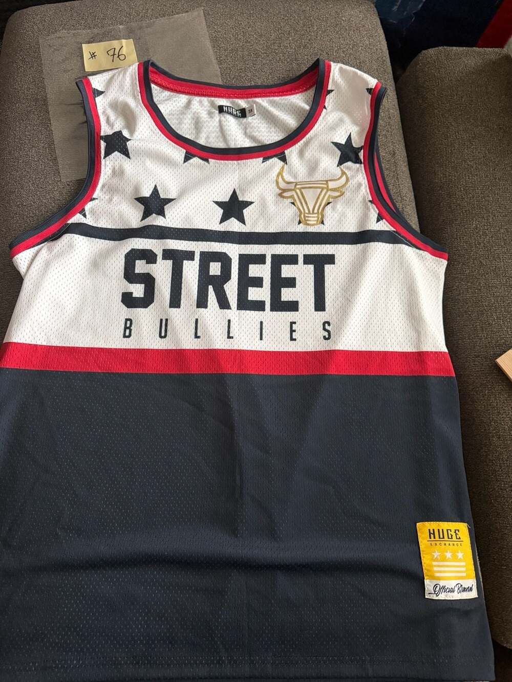 Huge Exchange Street Bullies Basketball Jersey Tank Top Size 3XL